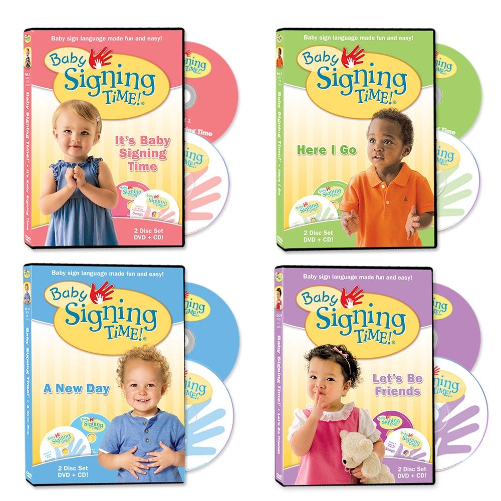 Baby Signing Time 1-4 DVD/CD Collection | Two Expressive Hands